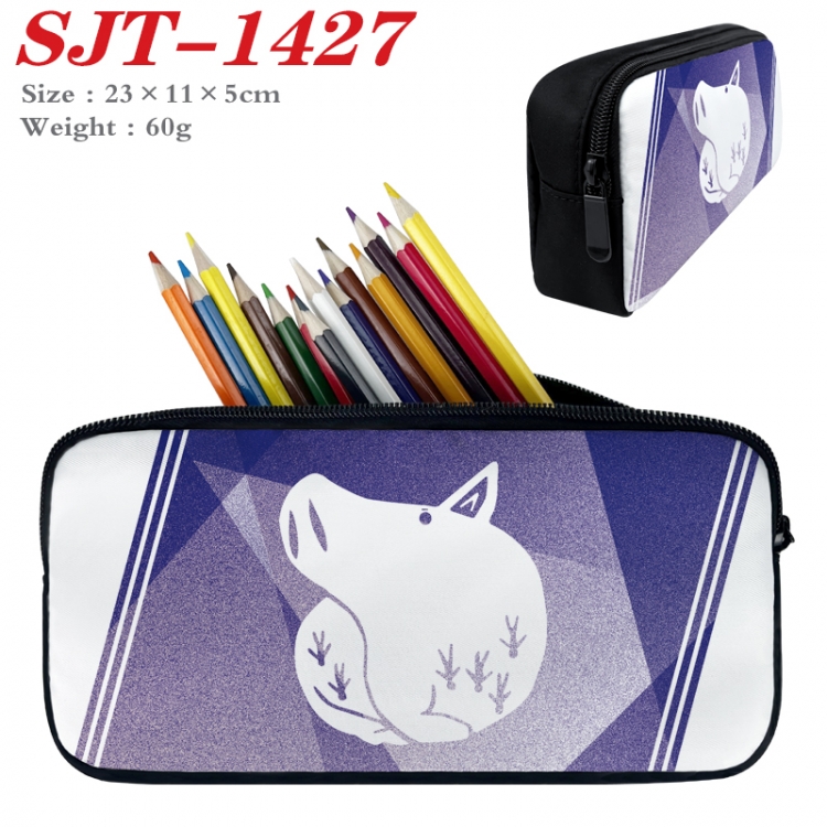 The Seven Deadly Sins Anime nylon student pencil case 23x11x5cm SJT-1427