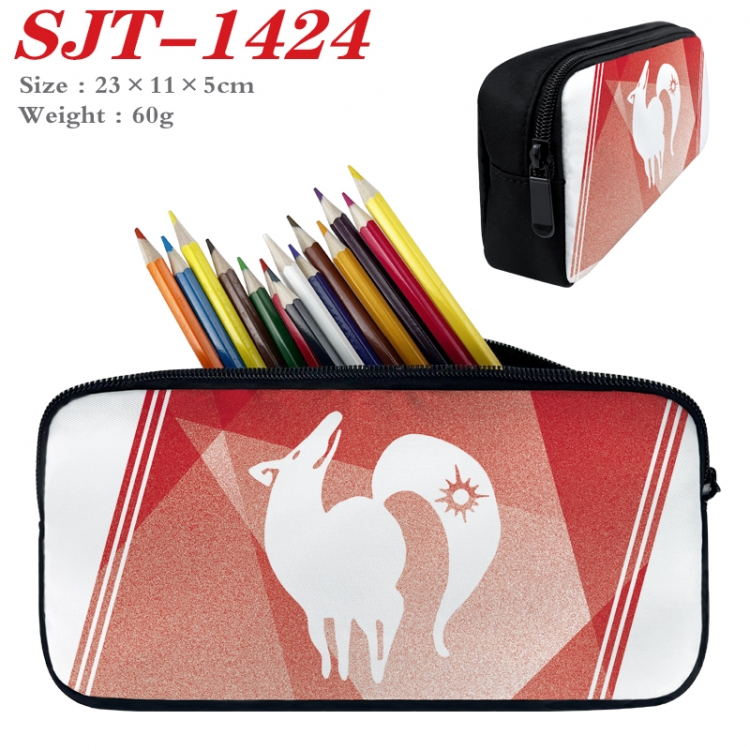 The Seven Deadly Sins Anime nylon student pencil case 23x11x5cm  SJT-1424