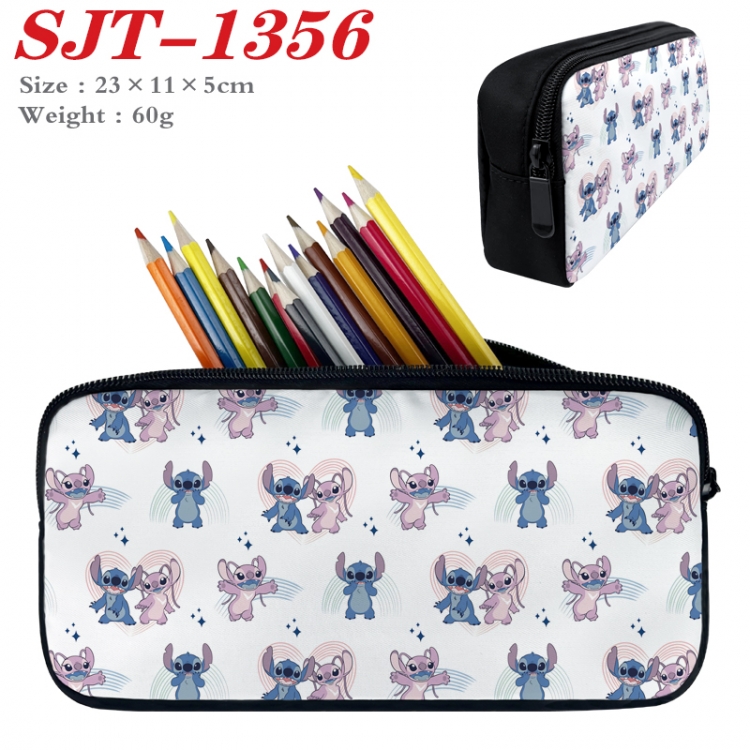 Lilo & Stitch Anime nylon student pencil case 23x11x5cm 