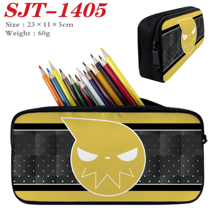  Soul Eater Anime nylon student pencil case 23x11x5cm 