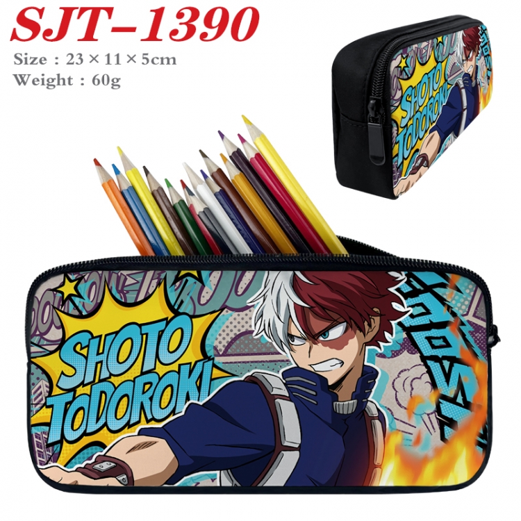 My Hero Academia Anime nylon student pencil case 23x11x5cm 