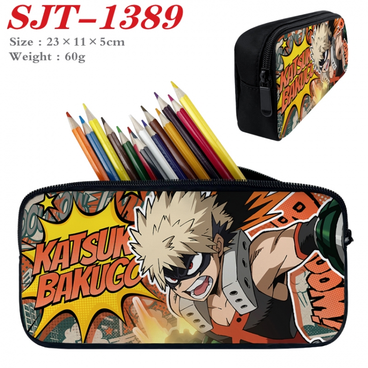 My Hero Academia Anime nylon student pencil case 23x11x5cm 