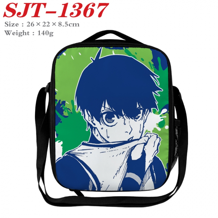 BLUE LOCK Anime Lunch Bag Crossbody Bag 26x22x8.5cm 