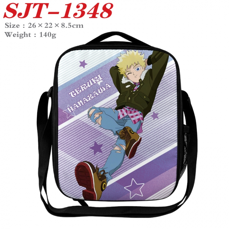 Mob Psycho 100 Anime Lunch Bag Crossbody Bag 26x22x8.5cm 