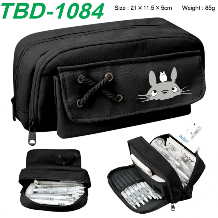 TOTORO Anime waterproof large capacity stationery box pencil case 21x11.5x5cm 85g