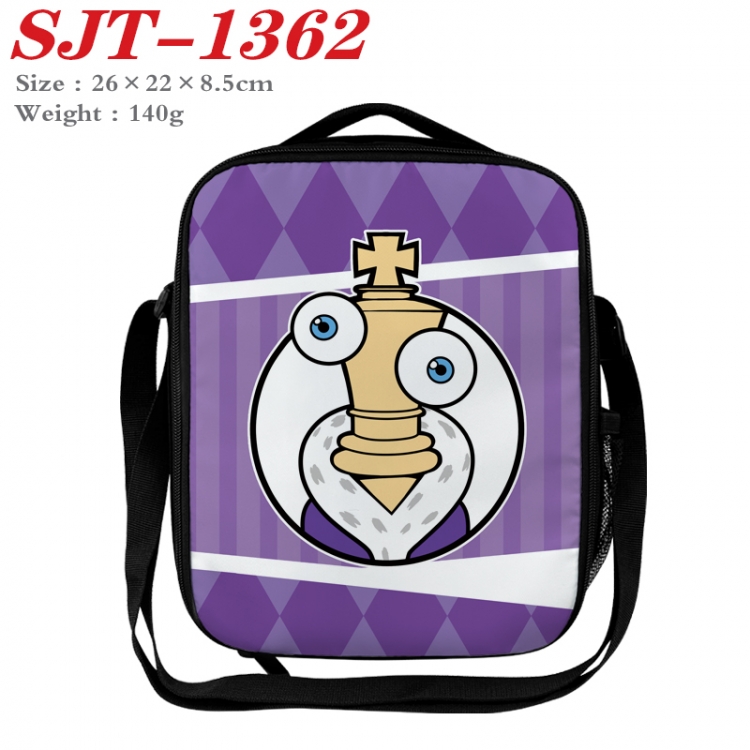 The Amazing Digital Circus Anime Lunch Bag Crossbody Bag 26x22x8.5cm