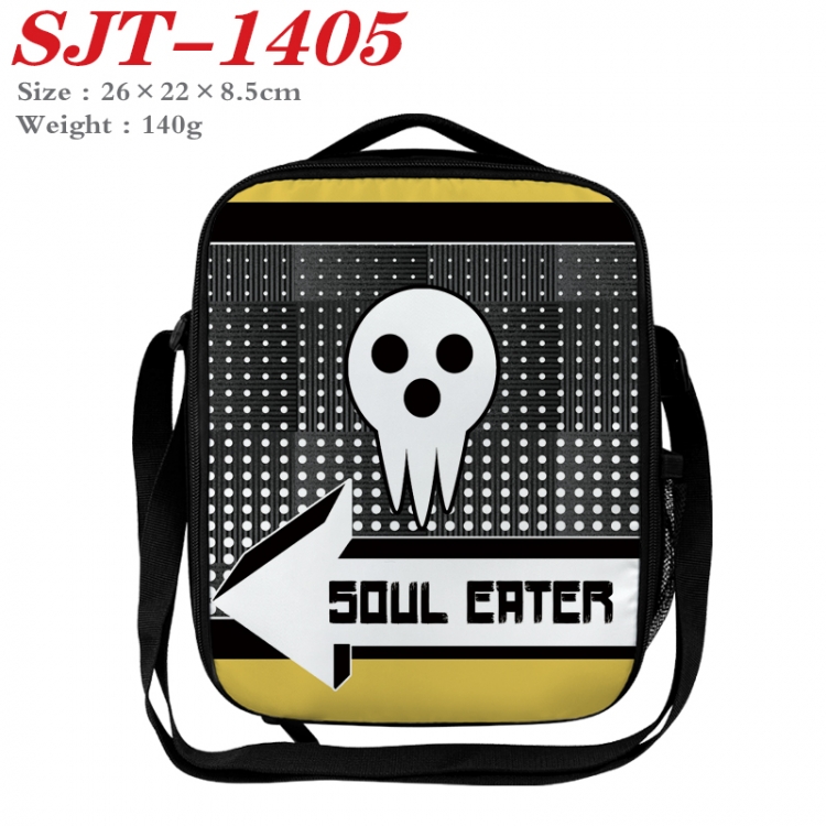 Soul Eater Anime Lunch Bag Crossbody Bag 26x22x8.5cm