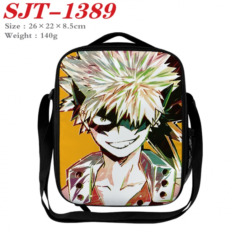 My Hero Academia Anime Lunch Bag Crossbody Bag 26x22x8.5cm