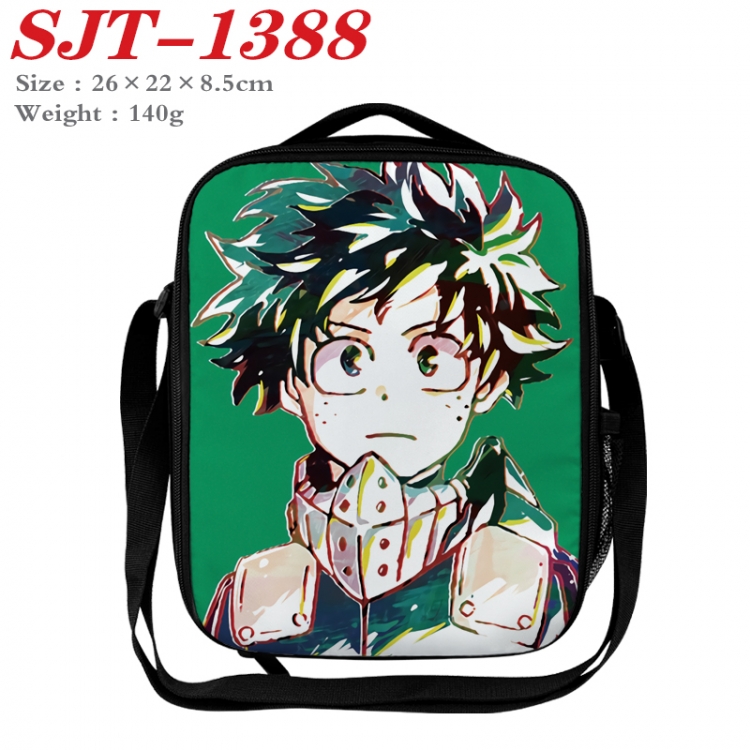 My Hero Academia Anime Lunch Bag Crossbody Bag 26x22x8.5cm