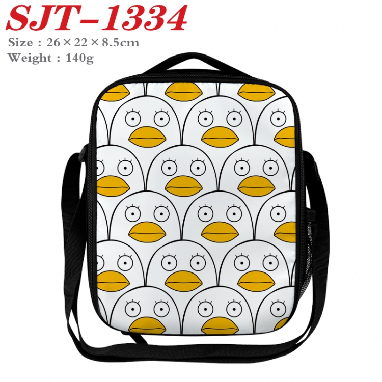 Gintama Anime Lunch Bag Crossbody Bag 26x22x8.5cm
