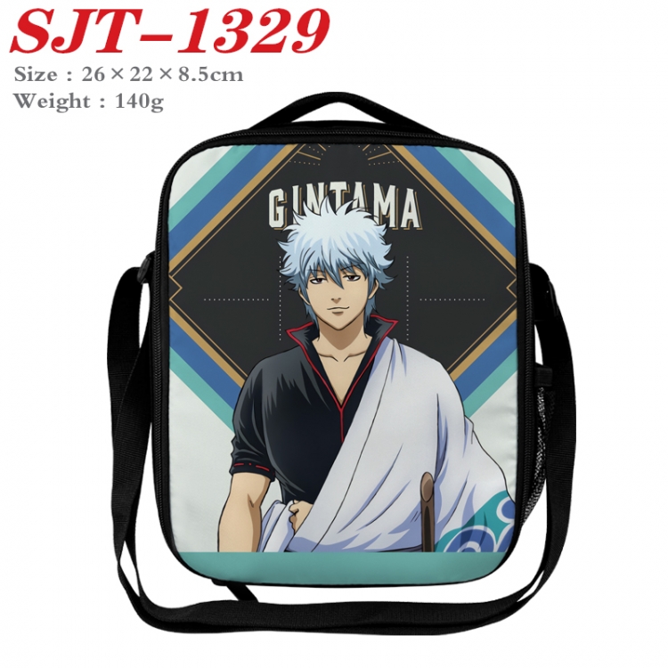 Gintama Anime Lunch Bag Crossbody Bag 26x22x8.5cm 