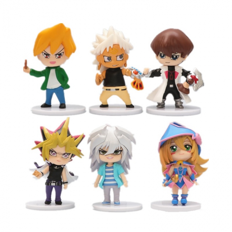 Figure Yugioh Bagged Figure Decoration Model 10cm a set of 6