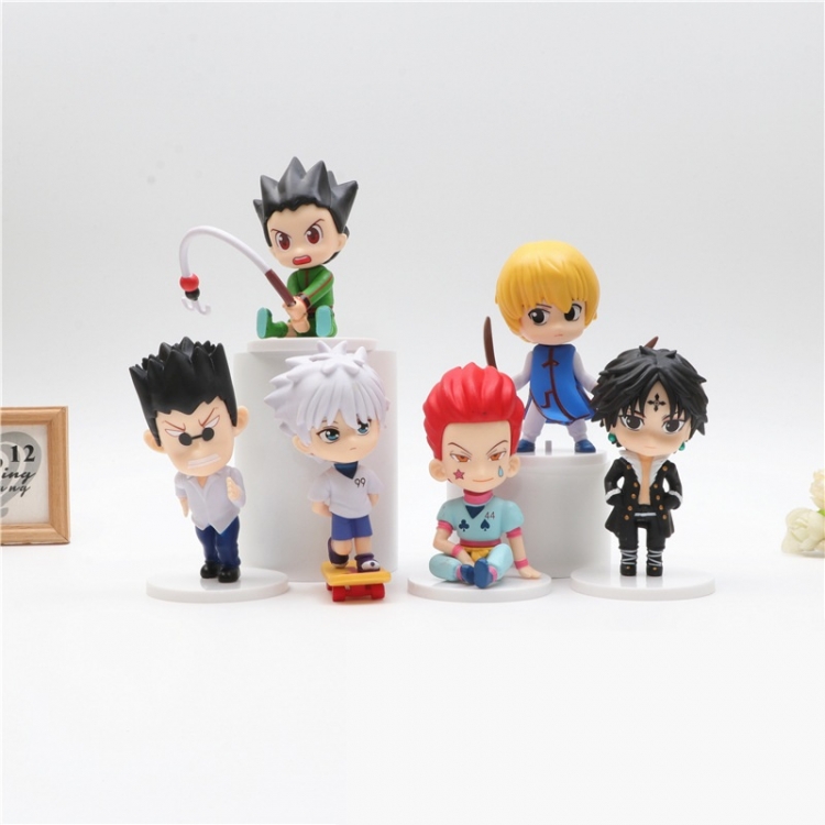 HunterXHunter Bagged Figure Decoration Model 8cm a set of 6