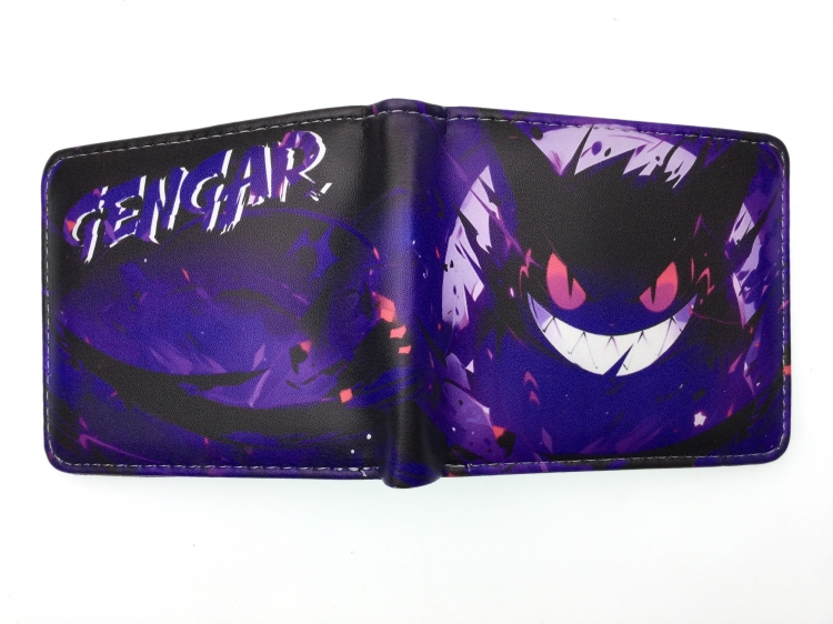 Pokemon Anime two fold  Short wallet 11X9.5CM 60G 