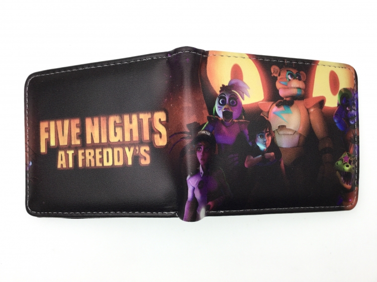 Five Nights at Freddys Anime two fold  Short wallet 11X9.5CM 60G 