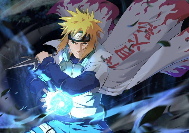 Naruto Double sided acrylic light painting color changing light decorative painting ornament 22X15.5CM