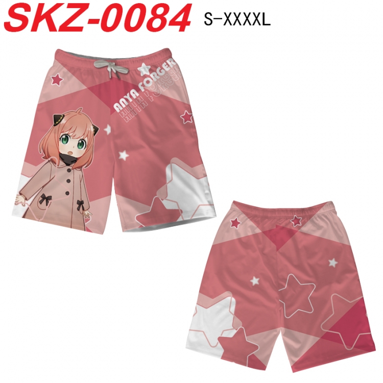 SPY×FAMILY Anime full-color digital printed beach shorts from S to 4XL  SKZ-0084