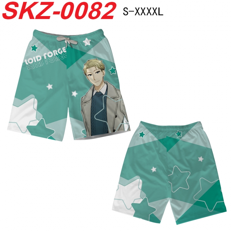 SPY×FAMILY Anime full-color digital printed beach shorts from S to 4XL SKZ-0082