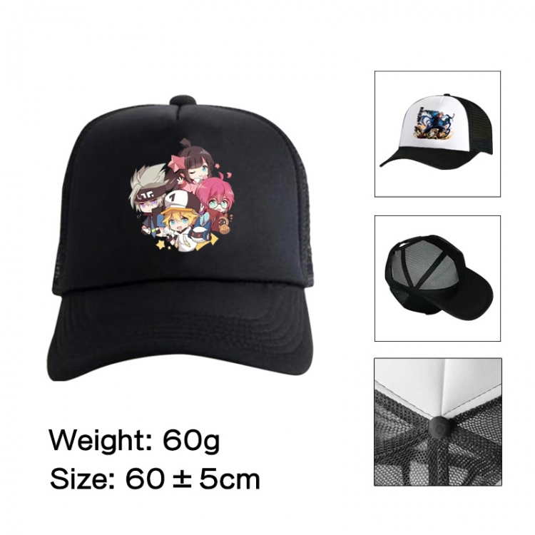 AOTU Anime peripheral color printed mesh cap baseball cap size 60 ± 5cm