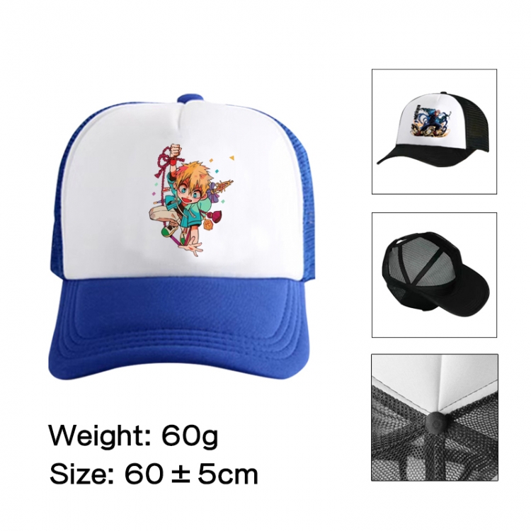 Toilet-bound Hanako-kun Anime peripheral color printed mesh cap baseball cap size 60 ± 5cm