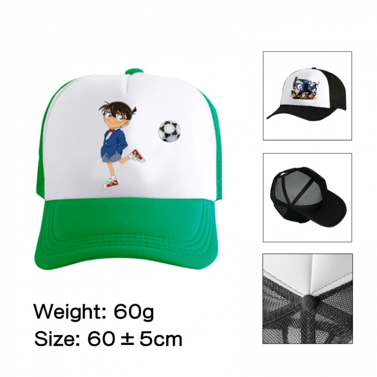 Detective conan Anime peripheral color printed mesh cap baseball cap size 60 ± 5cm