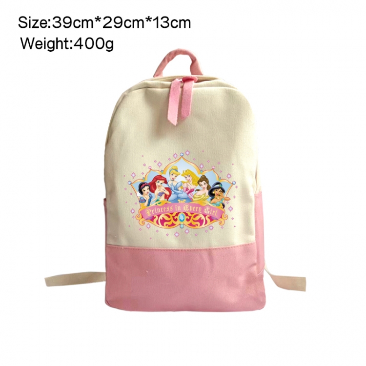 Disney Anime Surrounding Canvas Colorful Backpack 39x29x13cm