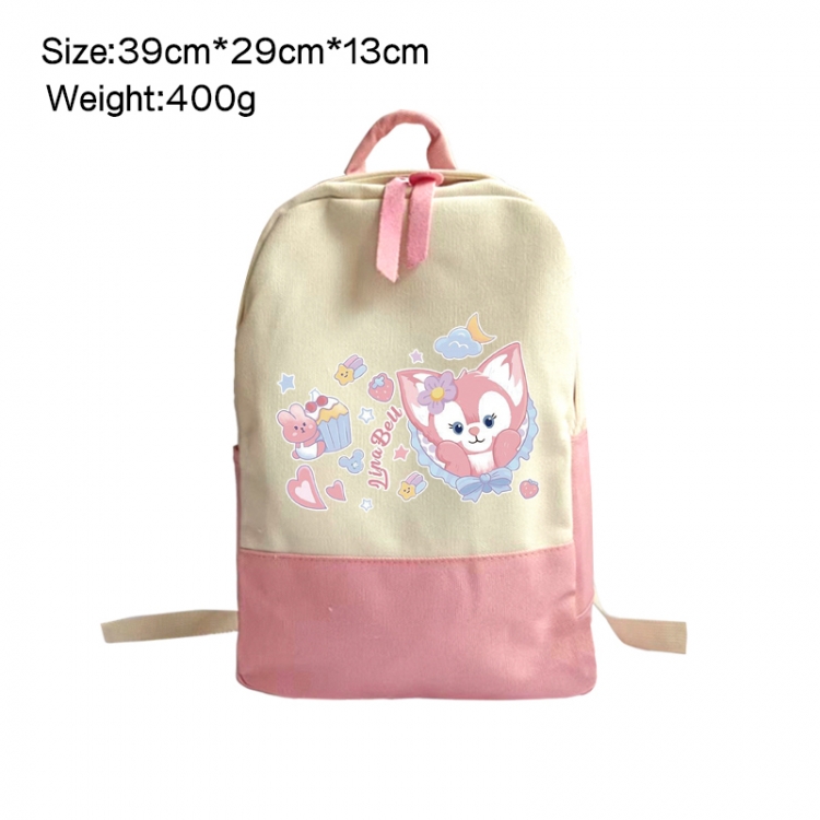 Disney Anime Surrounding Canvas Colorful Backpack 39x29x13cm