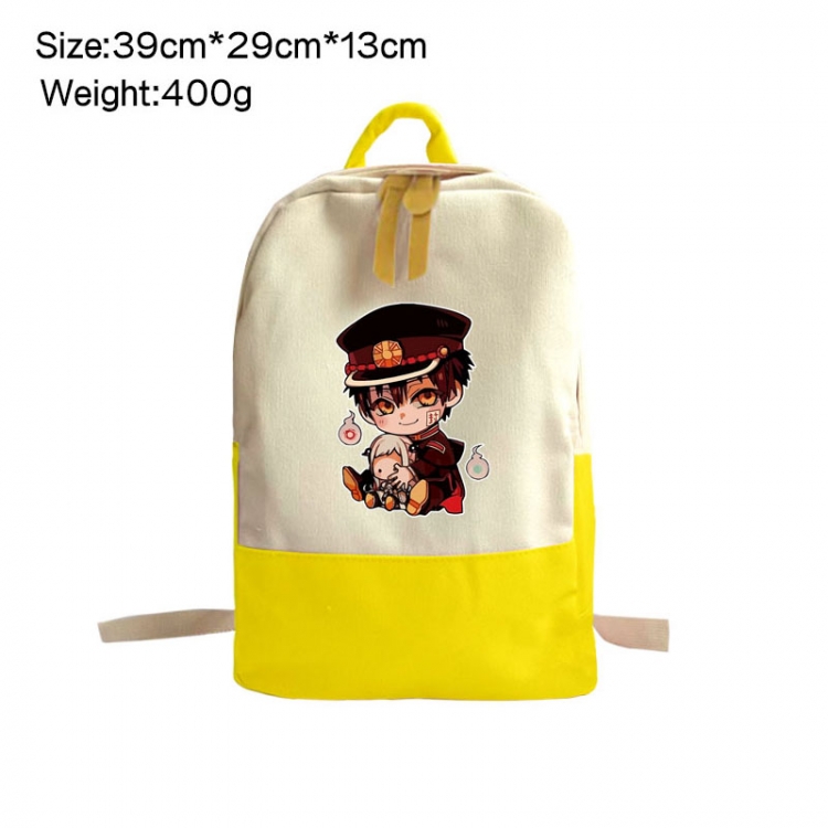 Toilet-bound Hanako-kun Anime Surrounding Canvas Colorful Backpack 39x29x13cm