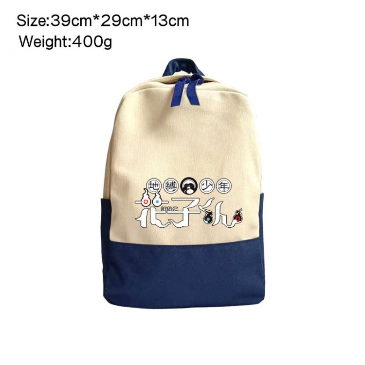 Toilet-bound Hanako-kun Anime Surrounding Canvas Colorful Backpack 39x29x13cm