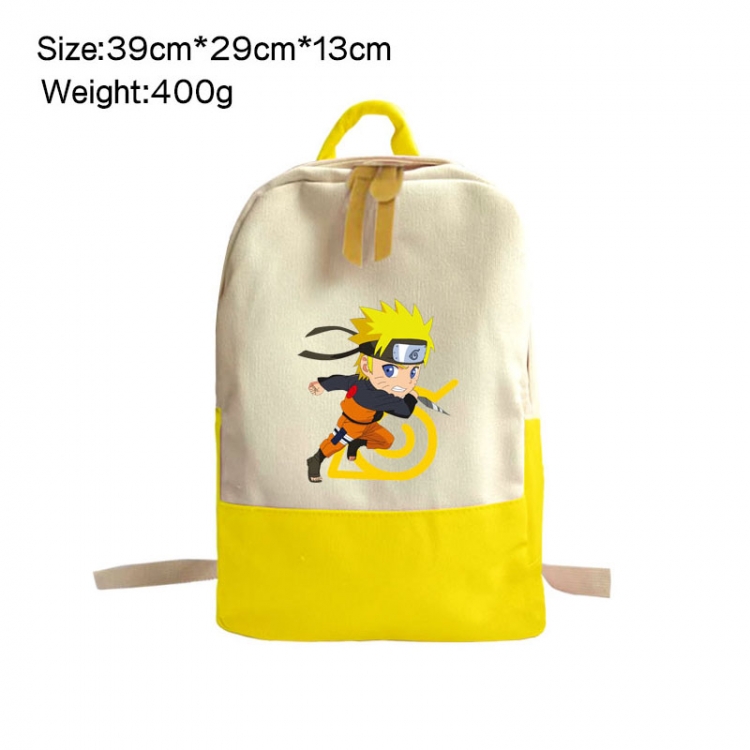 Naruto Anime Surrounding Canvas Colorful Backpack 39x29x13cm