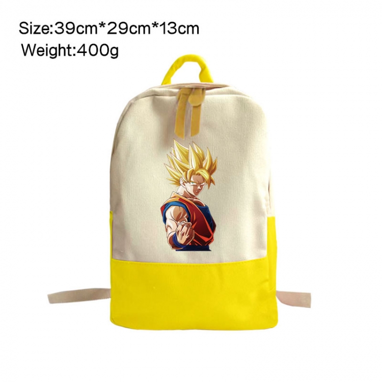 DRAGON BALL Anime Surrounding Canvas Colorful Backpack 39x29x13cm