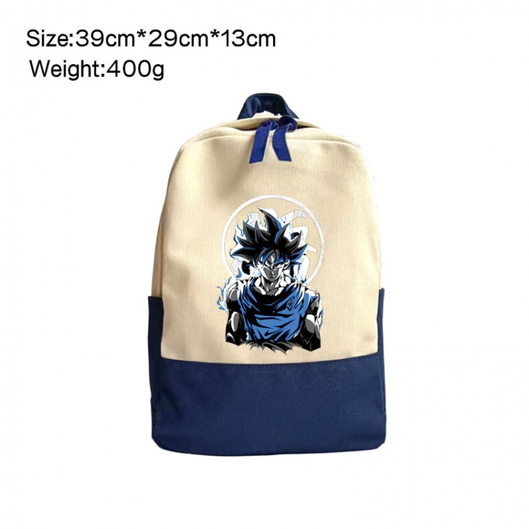 DRAGON BALL Anime Surrounding Canvas Colorful Backpack 39x29x13cm