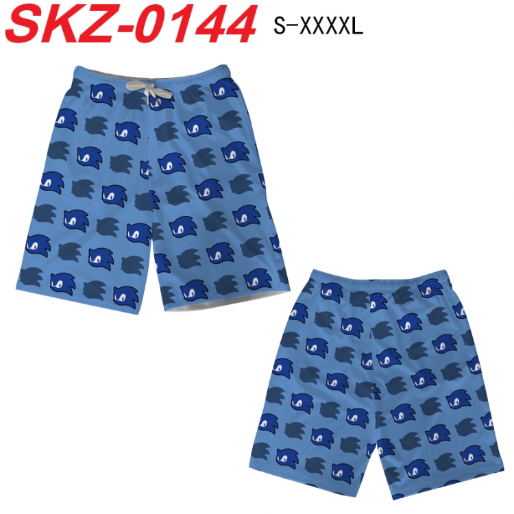 Sonic The Hedgehog Anime full-color digital printed beach shorts from S to 4XL SKZ-0144