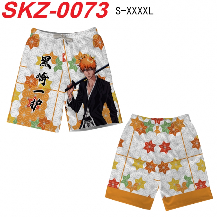 Bleach Anime full-color digital printed beach shorts from S to 4XL SKZ-0073
