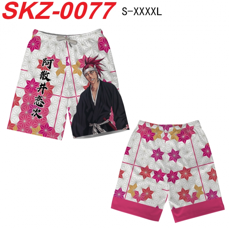 Bleach Anime full-color digital printed beach shorts from S to 4XL SKZ-0077