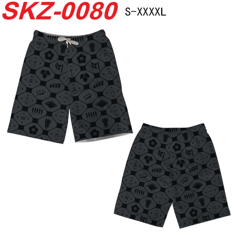 Bleach Anime full-color digital printed beach shorts from S to 4XL  SKZ-0080