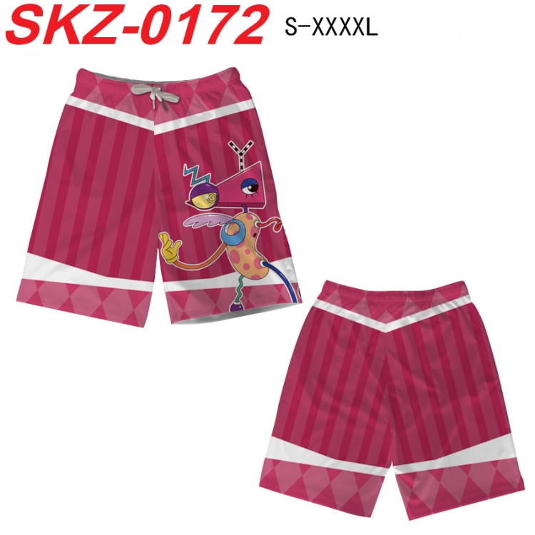 The Amazing Digital Circus  Anime full-color digital printed beach shorts from S to 4XL SKZ-0172