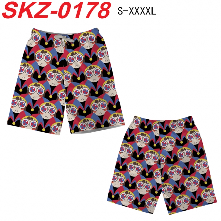 The Amazing Digital Circus  Anime full-color digital printed beach shorts from S to 4XL SKZ-0178
