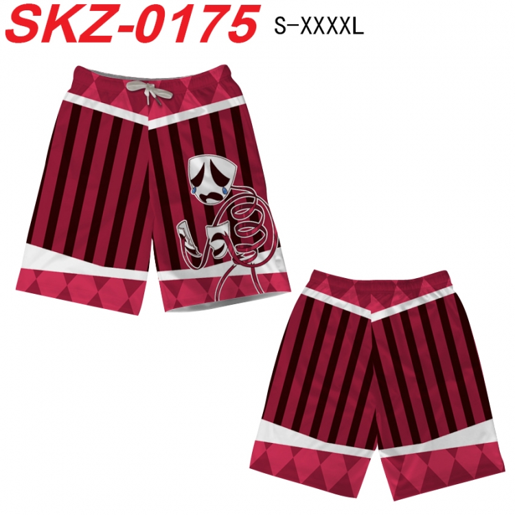 The Amazing Digital Circus  Anime full-color digital printed beach shorts from S to 4XL