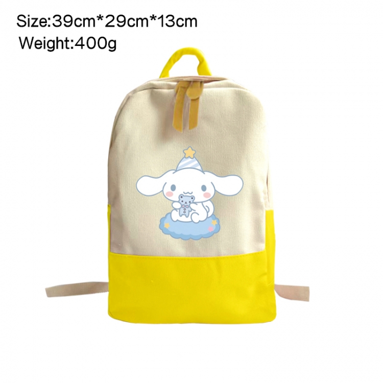 sanrio Anime Surrounding Canvas Colorful Backpack 39x29x13cm