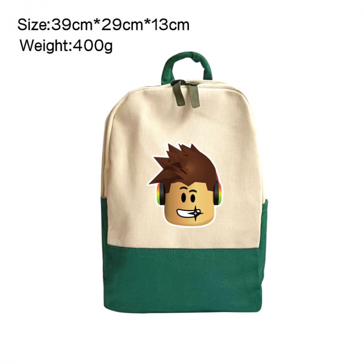 Roblox Anime Surrounding Canvas Colorful Backpack 39x29x13cm