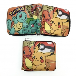 Pokemon Short zipper card wall...