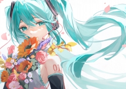 Hatsune Miku Double sided acry...