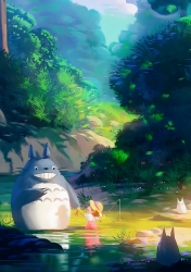 TOTORO Double sided acrylic li...