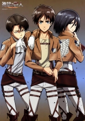 Shingeki no Kyojin Double side...