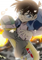 Detective conan Double sided a...