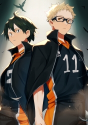 Haikyuu!! Double sided acrylic...