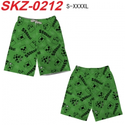 Minecraft Anime full-color digital printed beach shorts from S to 4XL SKZ-0212