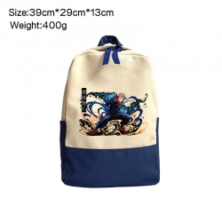 Jujutsu Kaisen Anime Surrounding Canvas Colorful Backpack 39x29x13cm