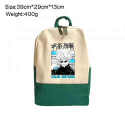 Jujutsu Kaisen Anime Surrounding Canvas Colorful Backpack 39x29x13cm